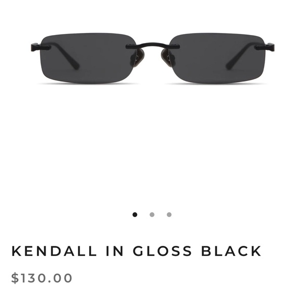 Elisa Johnson Black Kendall Sunglasses - Picture 2 of 3